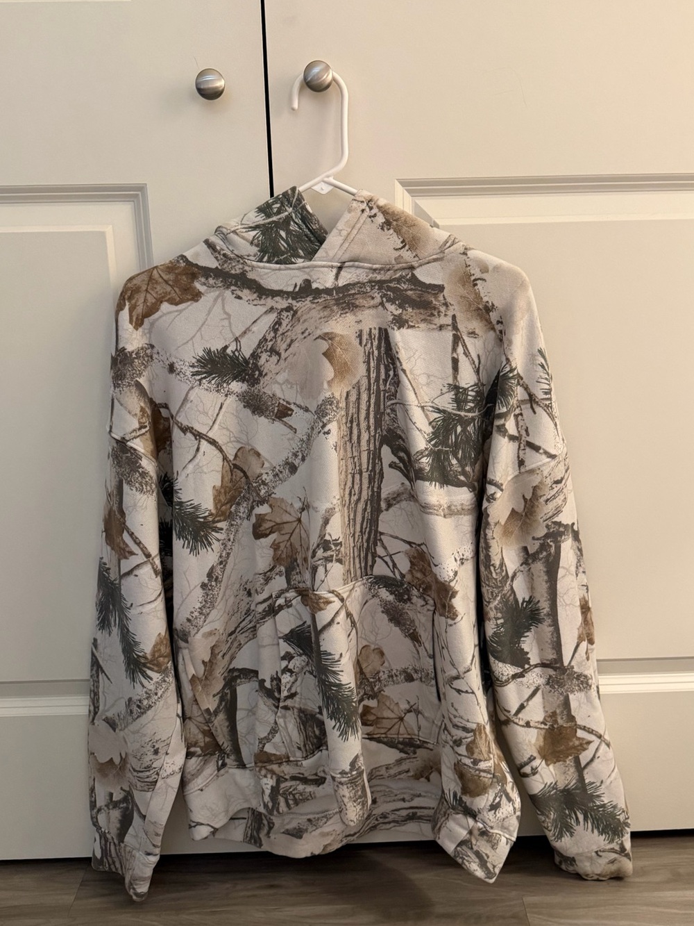Hollister White Camo Hoodie